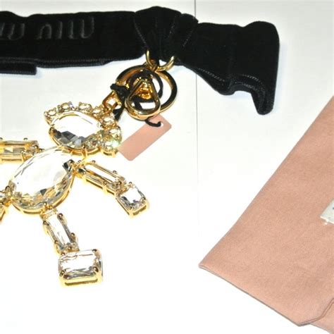 miu miu charm|Bag Accessories, Charms And Keychains For Women .